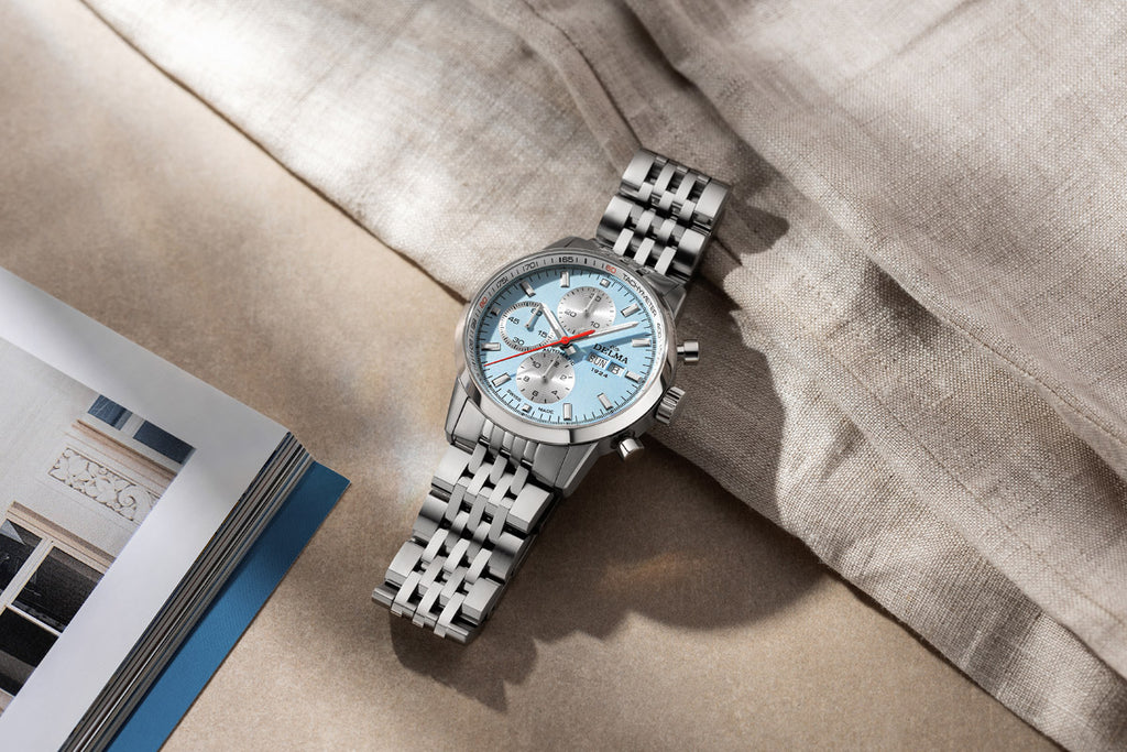 Enjoy the summer with DELMA Continental in light blue